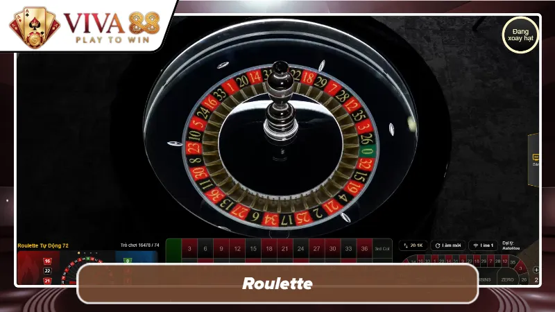 Roulette sở hữu giao diện cực chất