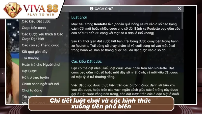 Khám phá luật chơi cực đơn giản và các hình thức xuống tiền